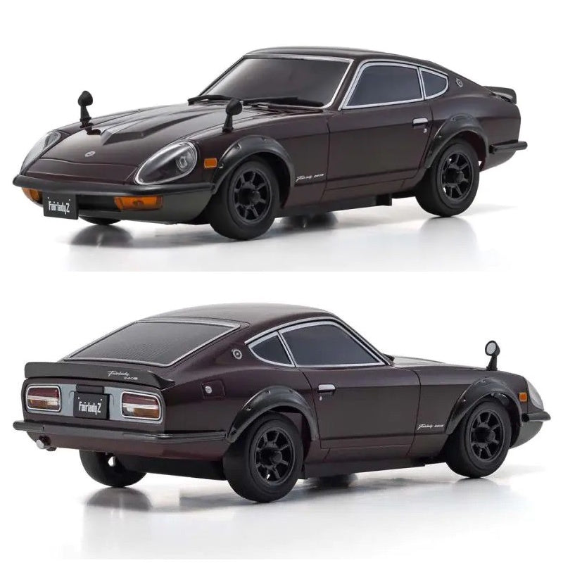 Kyosho MZP467MR Nissan Fairlady 240ZG Maroon Auto Scale Body Mini-Z AWD.