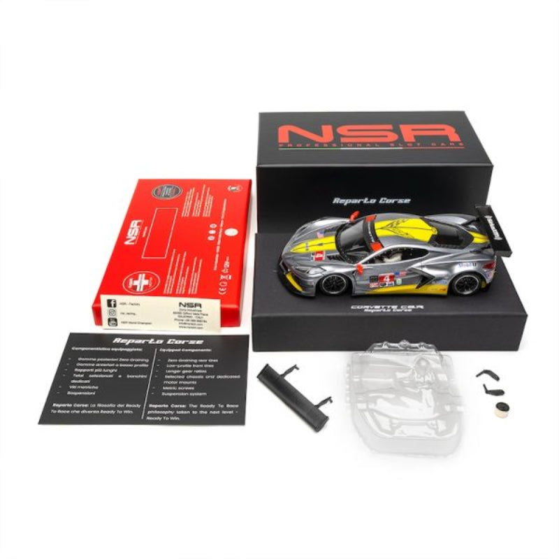 NSR Corvette C8R Daytona 24h REPARTO CORSE Plastic 1/32 Slot Car