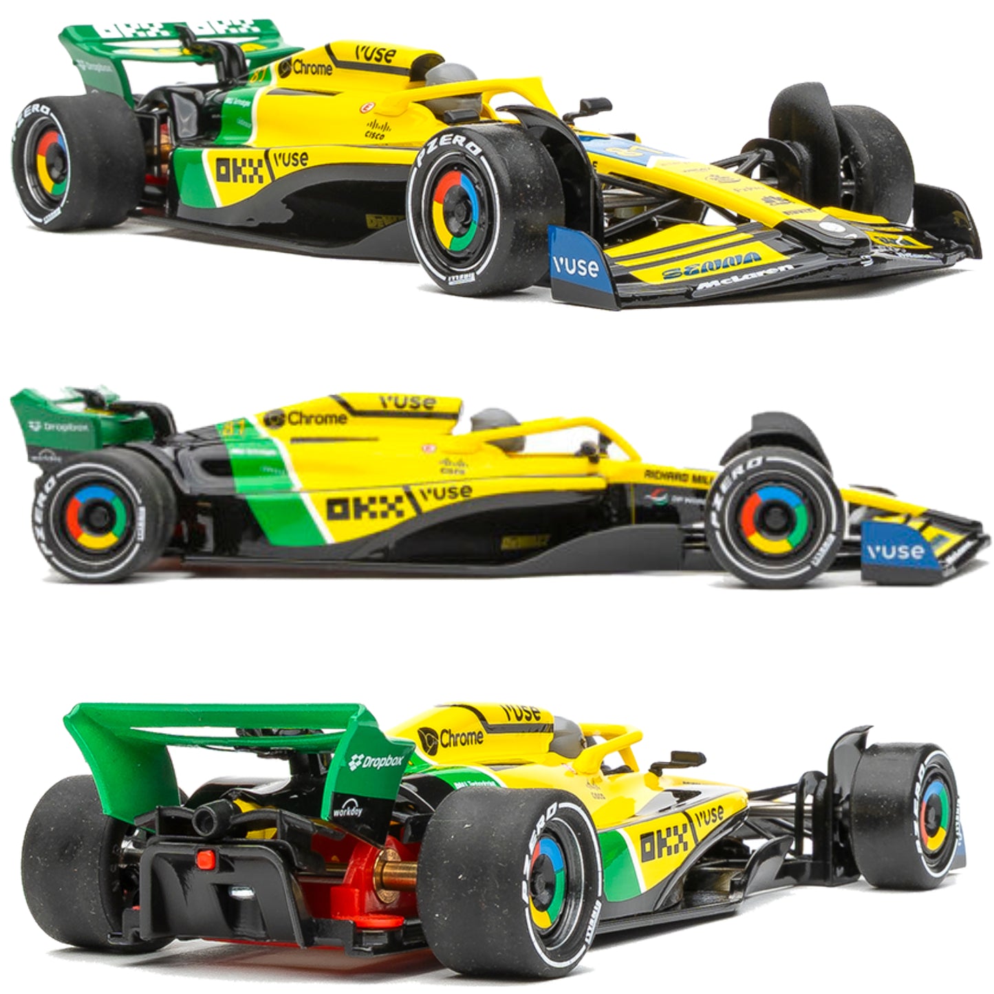 NSR Formula 22/26 Monaco GP Senna Tribute Livery #81 1/32 Slot Car F1 NSR0540