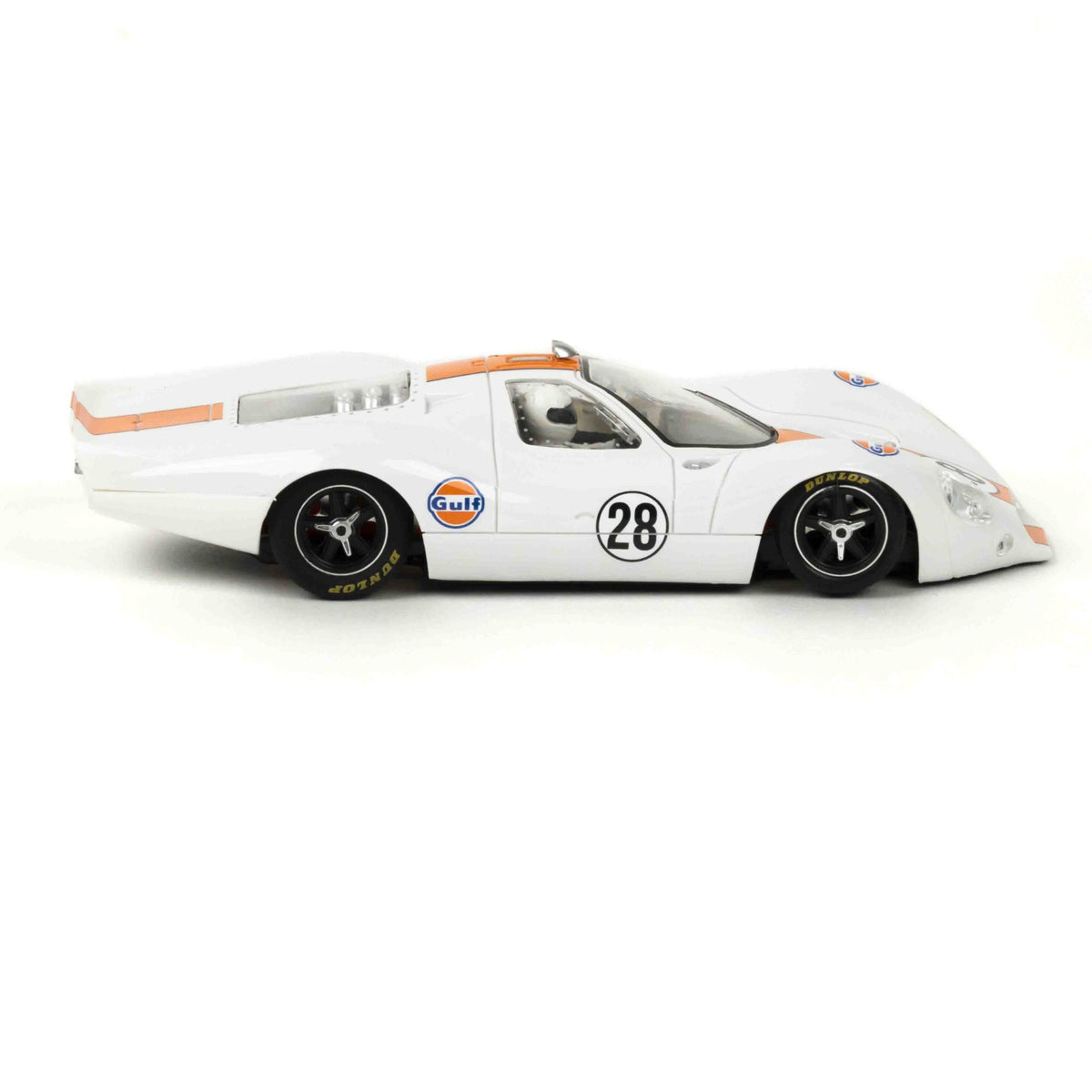 NSR Ford P68 Alan Mann Gulf White #28 1/32 Slot Car 0656SW Sidewinder