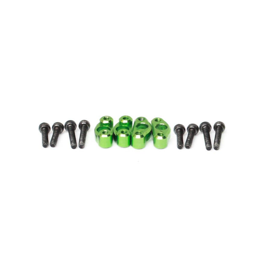 NEXX Racing NX-243 Aluminum Shock Holder Set Kyosho Mini-Z 4x4 Green (4)