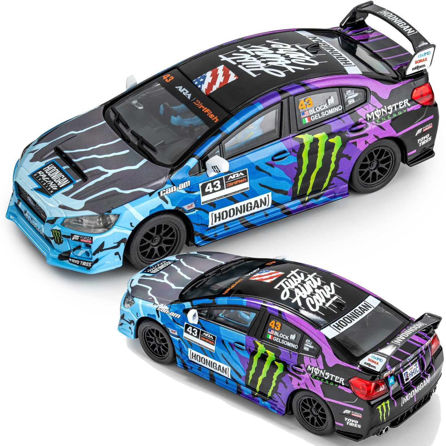 Policar Subaru WRX STI Ken Block #43 ARA Championship 1/32 Slot Car CT02B