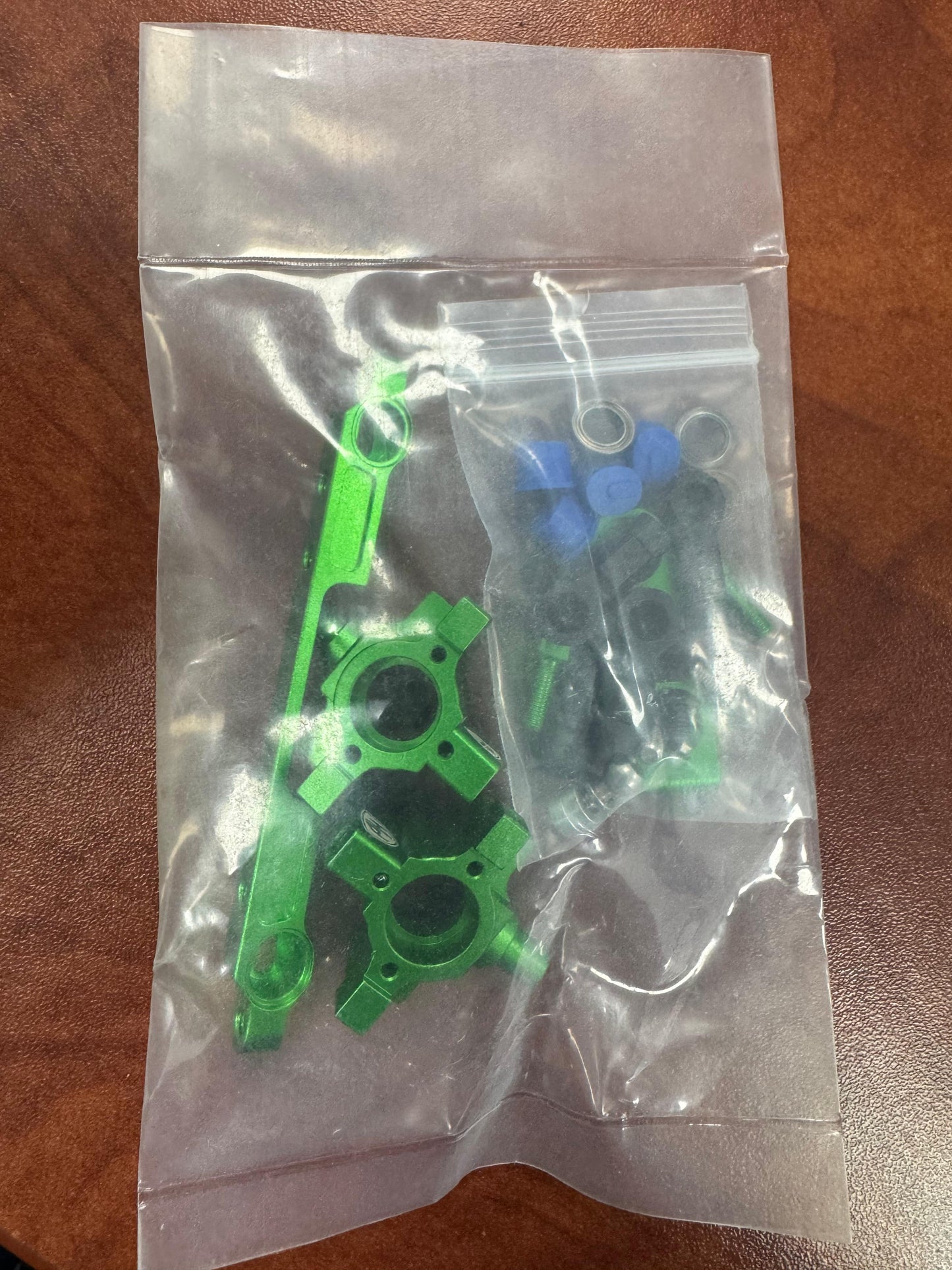 Powerhobby Aluminum TMB Rear Hubs Set Green MST RMX 2.5