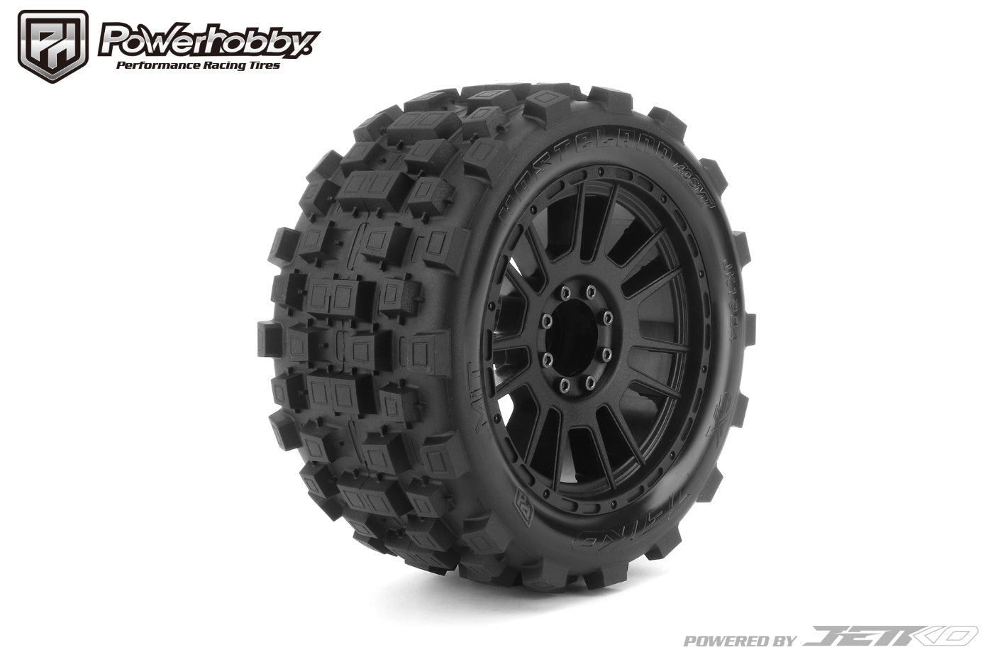 Powerhobby 1/8 SMT 4.0 Wasteland Belted Mounted Tires (2) 17MM - PowerHobby