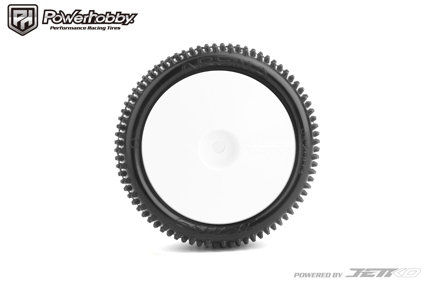 Powerhobby Arena 1/10 2WD / 4WD Rear Buggy Carpet Mounted Tires Soft White - PowerHobby