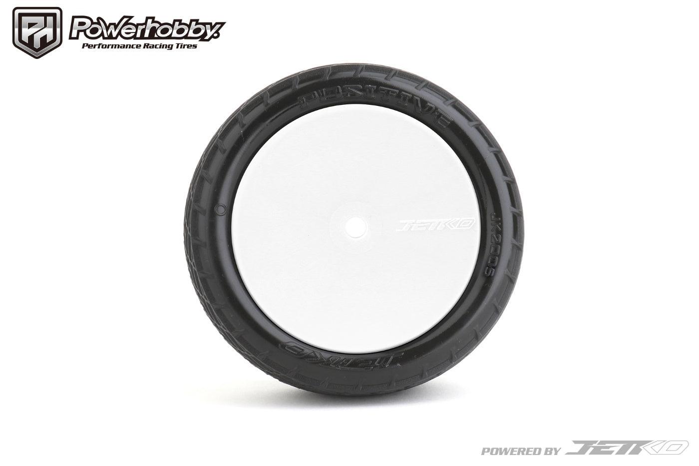 Powerhobby Positive 1/10 2WD Buggy Front Mounted Clay Tires Super Soft White - PowerHobby