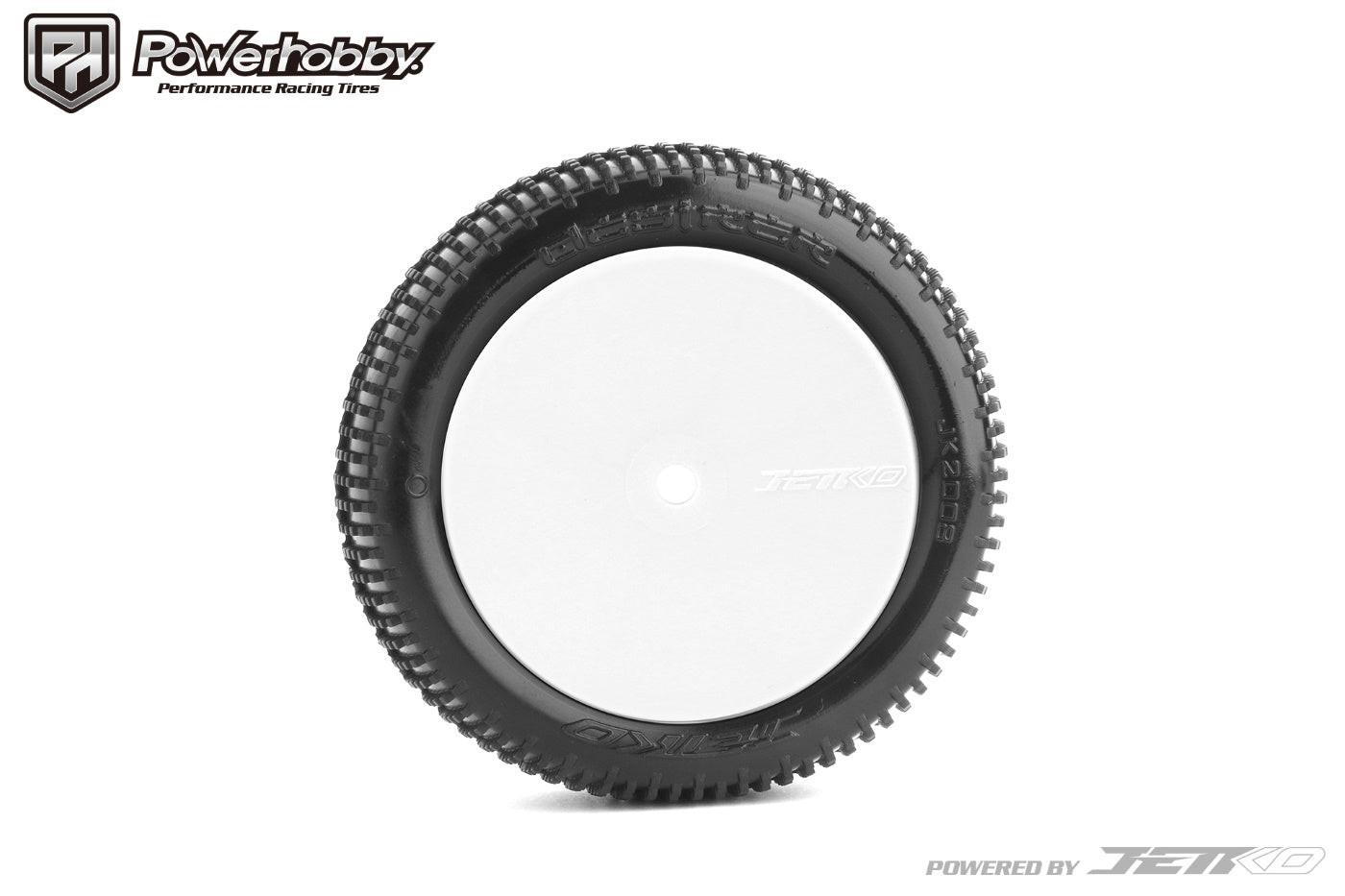 Powerhobby Desirer 1/10 2WD Front Buggy Clay Mounted Tires Ultra Soft White - PowerHobby