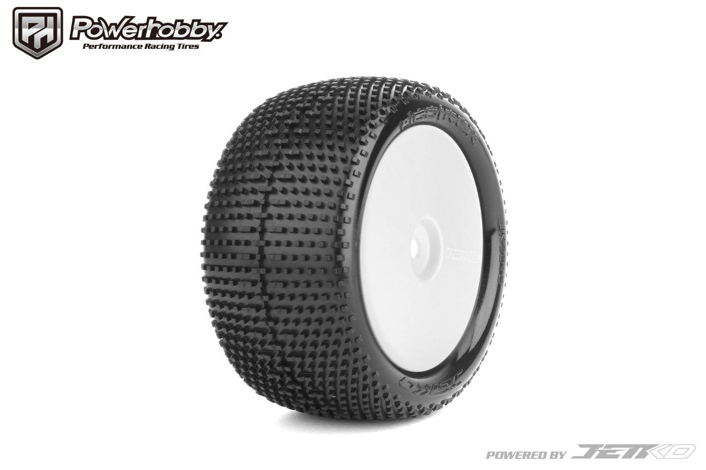 Powerhobby Desirer 1/10 Rear Buggy Clay Mounted Tires Medium Soft 2WD / 4WD.