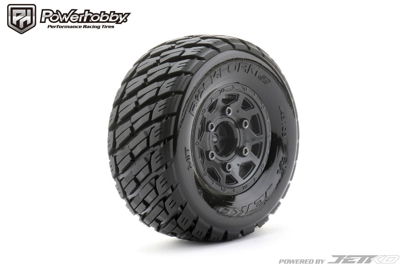 Powerhobby Rockform 1 10 SC Belted Tires 2 With Removable Hex Wheels powerhobby-rockform-1-10-sc-belted-tires-2-with-removable-hex-wheels