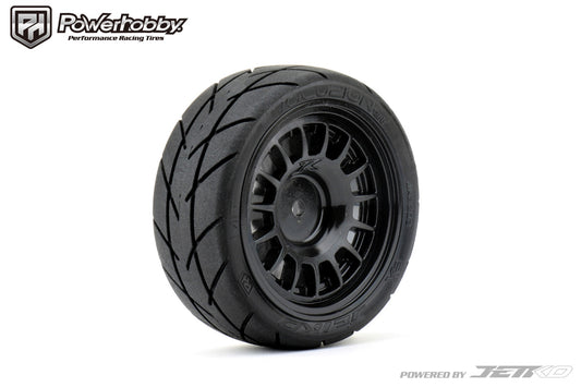 Powerhobby 1/10 Rally Car Evolution Mounted Tires / Clow Wheels (4) - PowerHobby