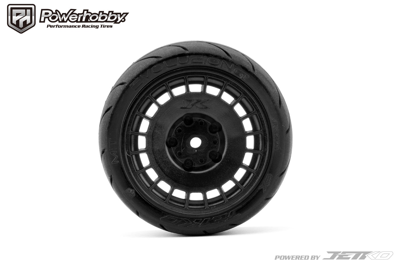 Powerhobby 1/10 Rally Car Evolution Mounted Tires Radial Wheels (4) - PowerHobby