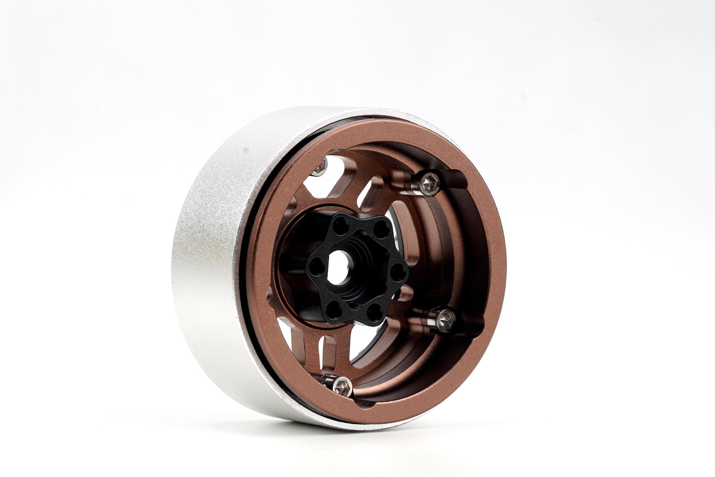 Powerhobby B4 Aluminum 1.9 Beadlock Wheels 9mm Hubs Bronze (4) 1/10 Rock Crawler