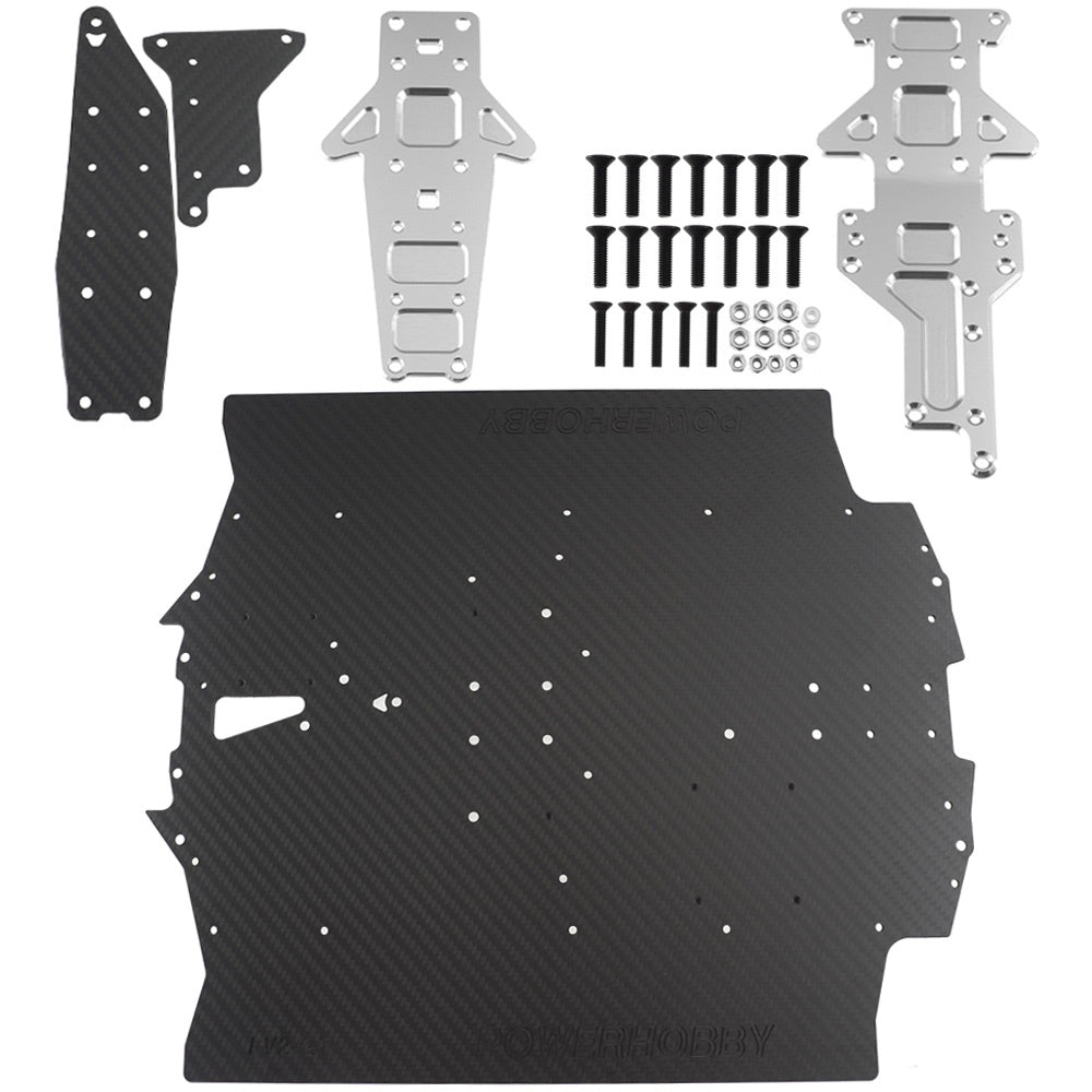 Powerhobby Carbon Fiber GT width Chassis for Arrma Limitless / Infraction / Felony - PowerHobby