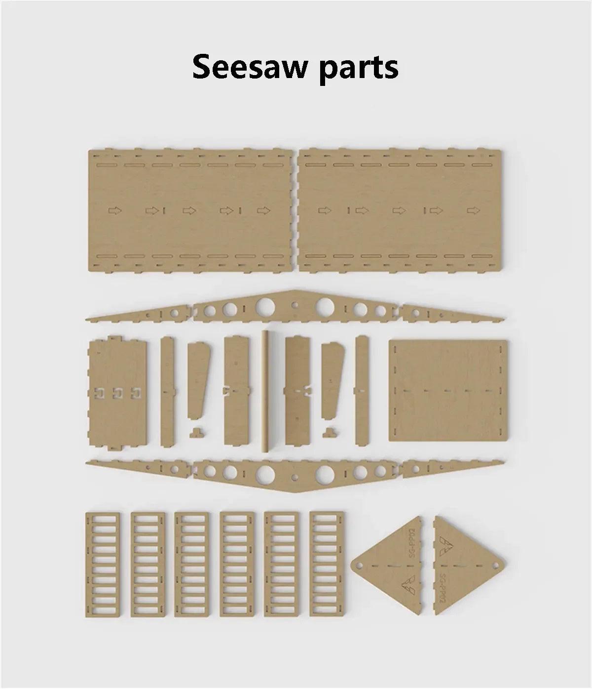 High Density RC Crawler Wood Small Tilting Bridge 1/24 1/18 - PowerHobby