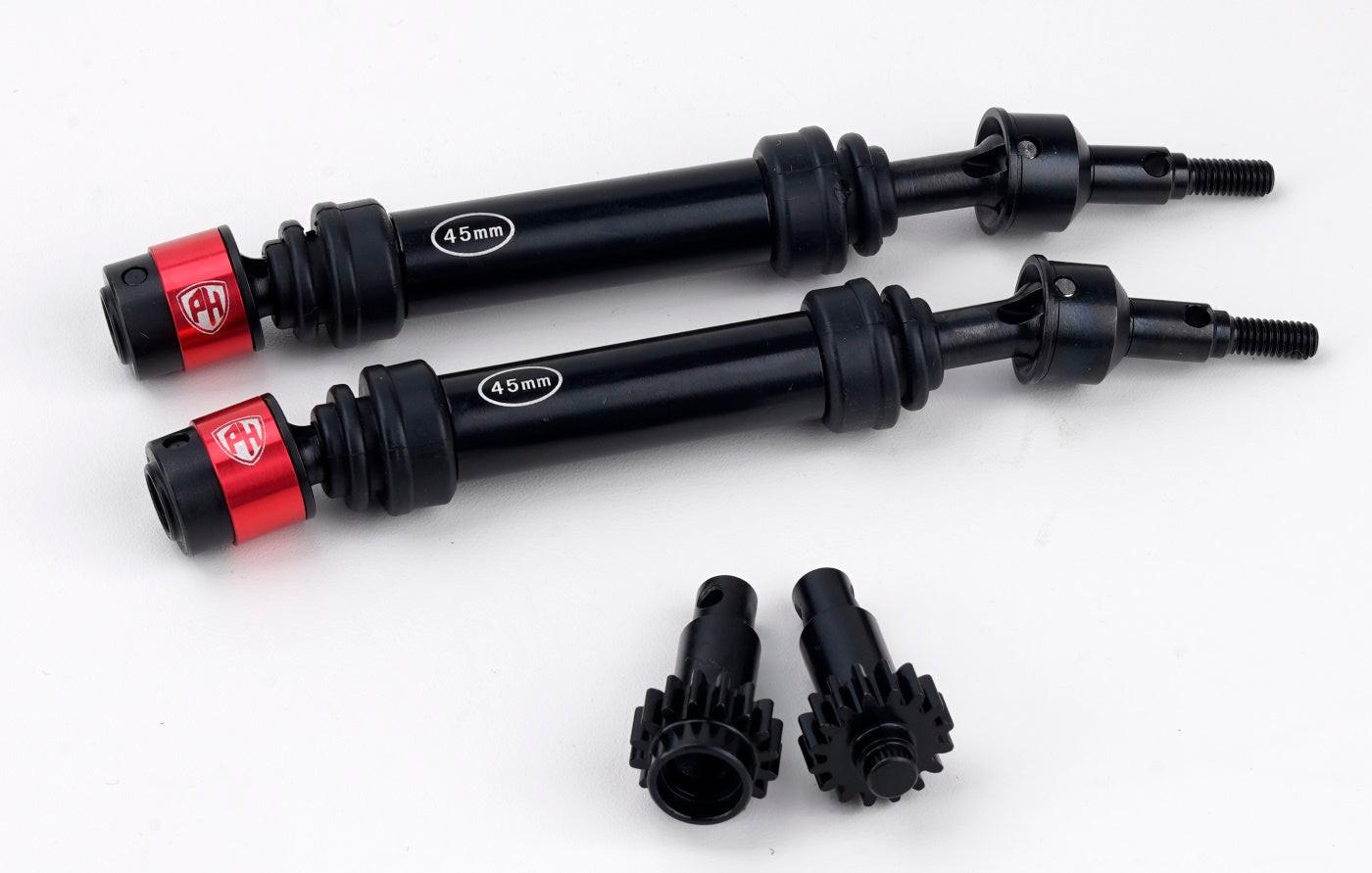 Powerhobby High Performance CvD 45mm Splined Driveshafts Arrma 3s - PowerHobby