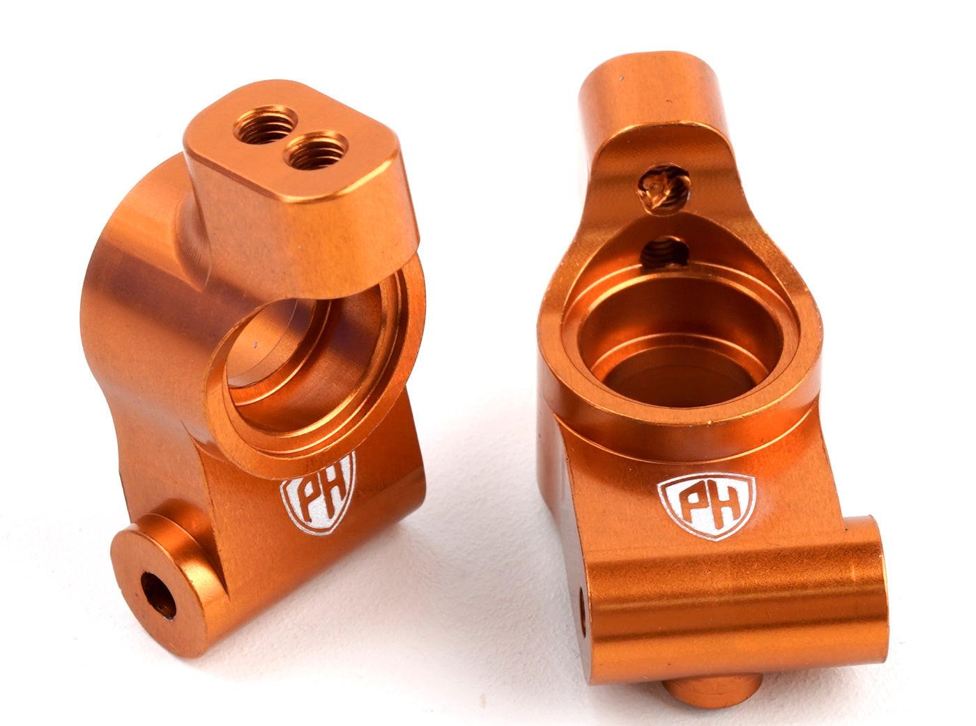 Powerhobby Aluminum Rear Hub Knuckle Arms Orange HPI RS4 Sport3 - PowerHobby
