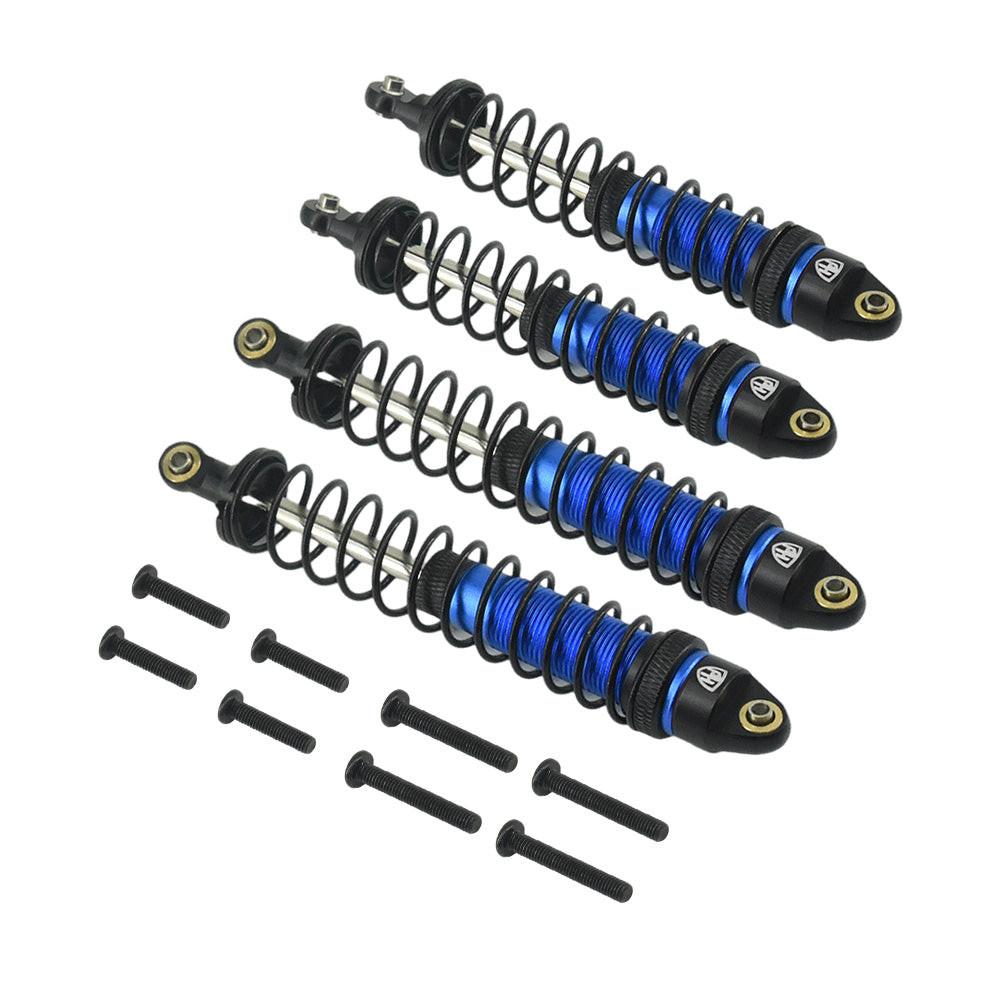 Powerhobby Aluminum Shocks (4) Arrma 3s Seton / Big Rock / Granite / Typhon Blue - PowerHobby
