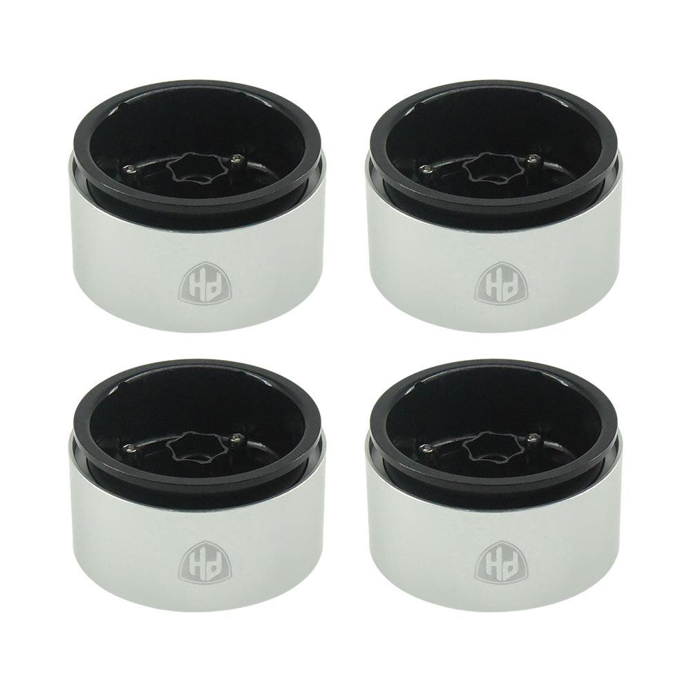 Powerhobby Aluminum 2.2" Beadlock Wheels Black (4) 1/10 Rock Crawler - PowerHobby