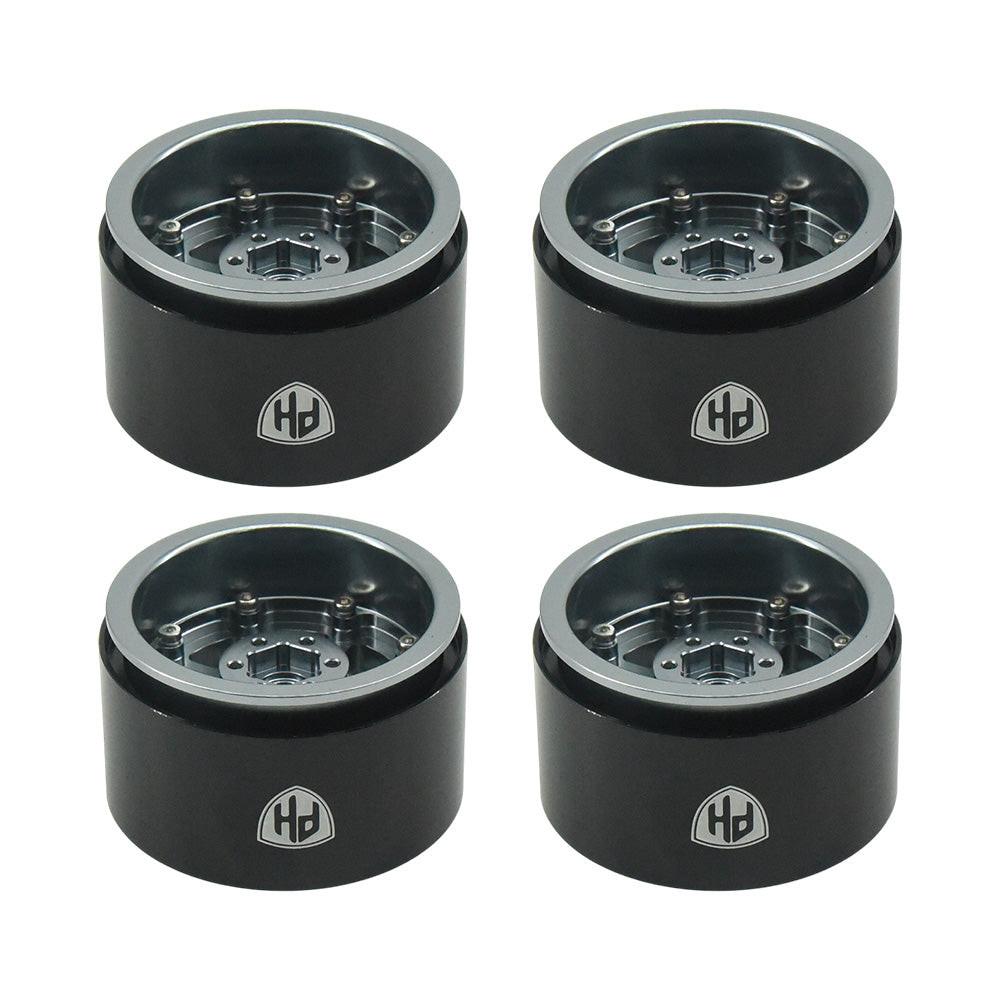 Powerhobby Aluminum 2.2" Beadlock Wheels (4) 1/10 Rock Crawler - PowerHobby