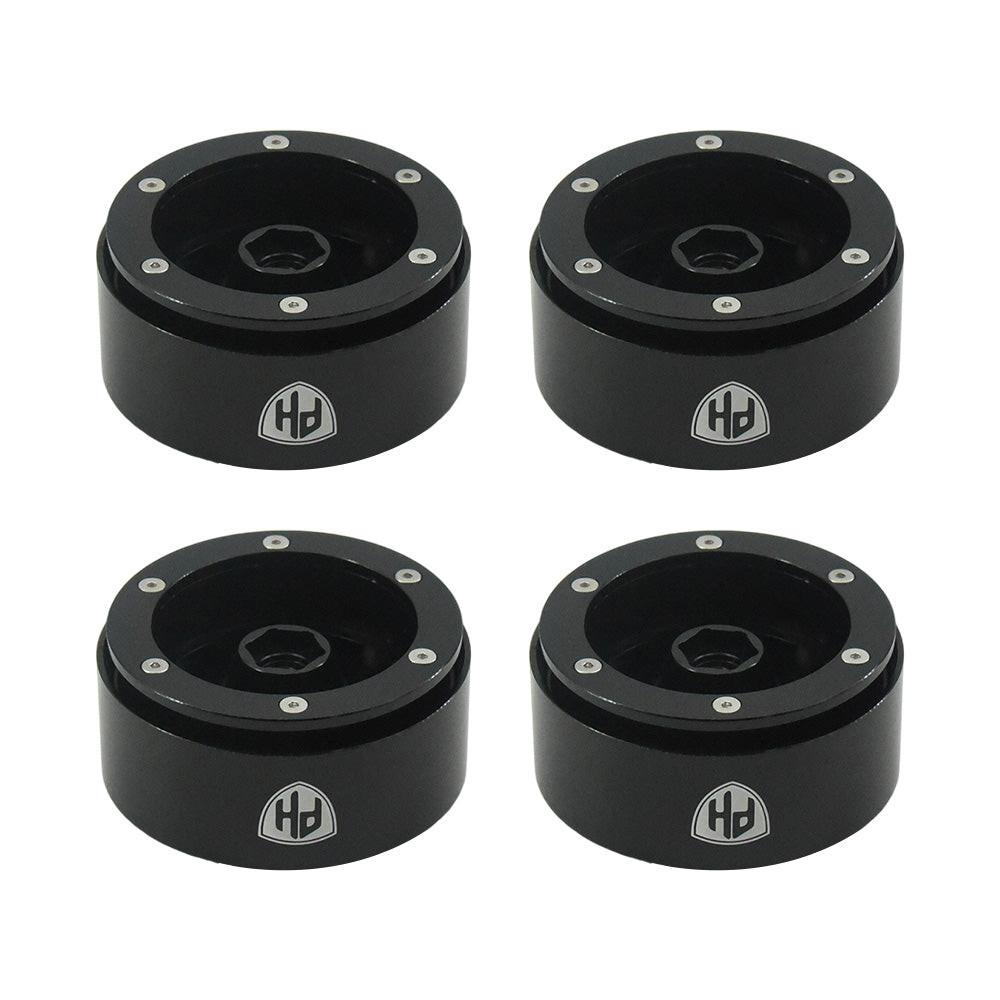 Powerhobby Aluminum 2.2" Beadlock Wheels Blue (4) 1/10 Rock Crawler - PowerHobby