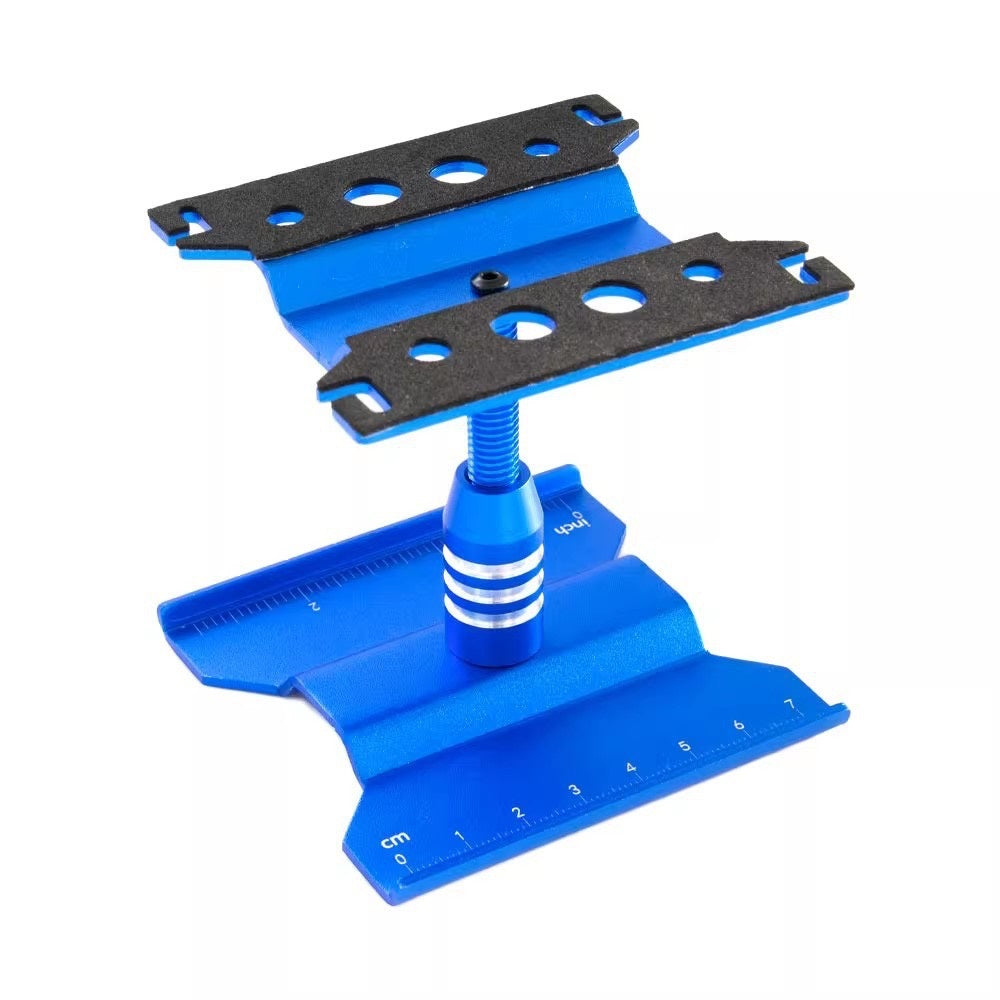 Powerhobby Aluminum RC Car Repair Work Stand Blue FOR SCX24 TRX-4M - PowerHobby