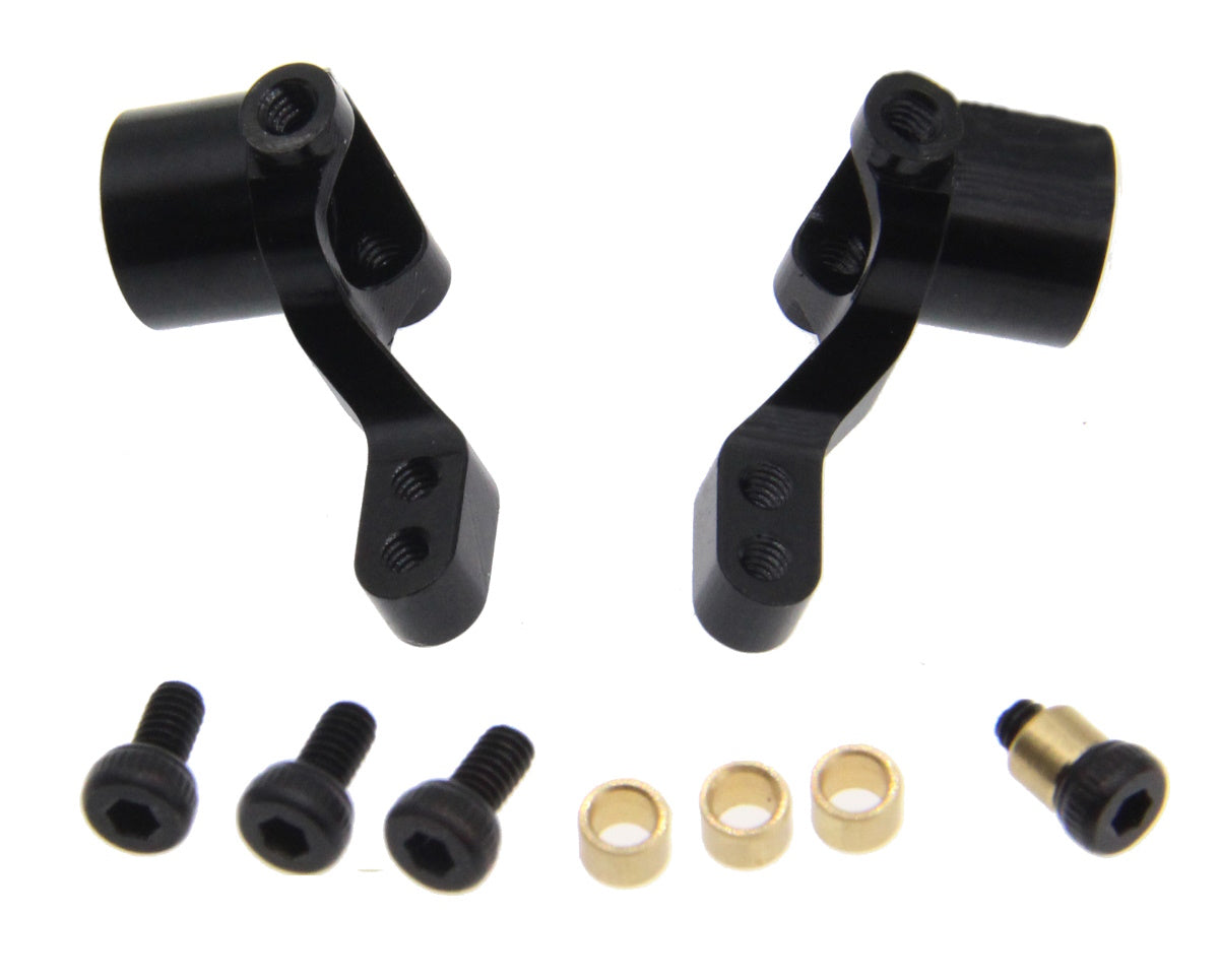 Powerhobby Aluminum Knuckle Arm Black Kyosho Mini-Z MB-010 - PowerHobby
