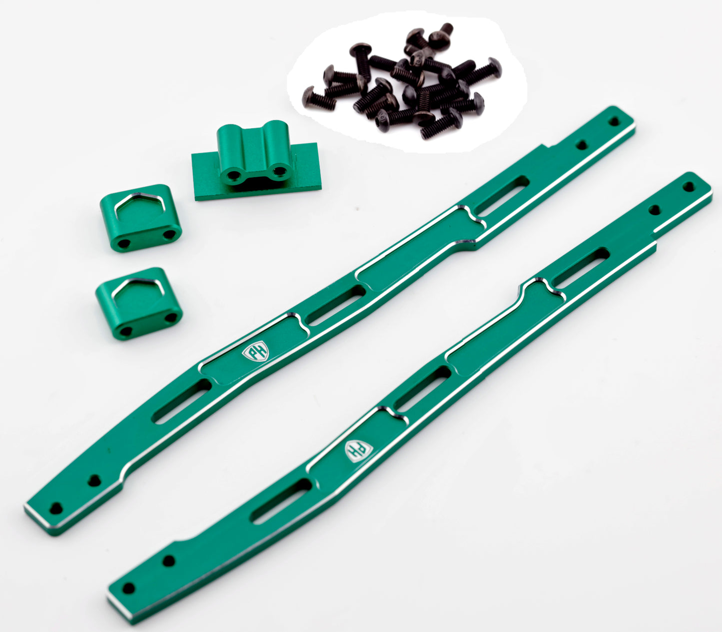 Powerhobby Aluminum Upper Deck Set Green MST RMX 2.5