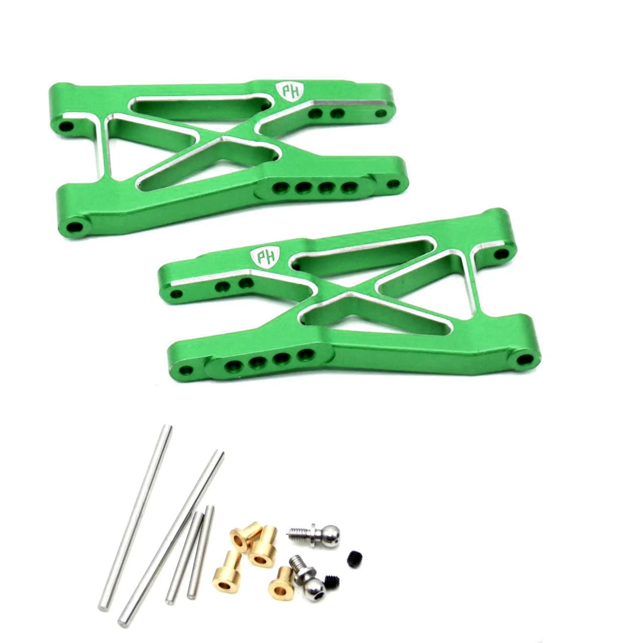 Powerhobby Aluminum Rear Lower Arms Green MST RMX 2.5