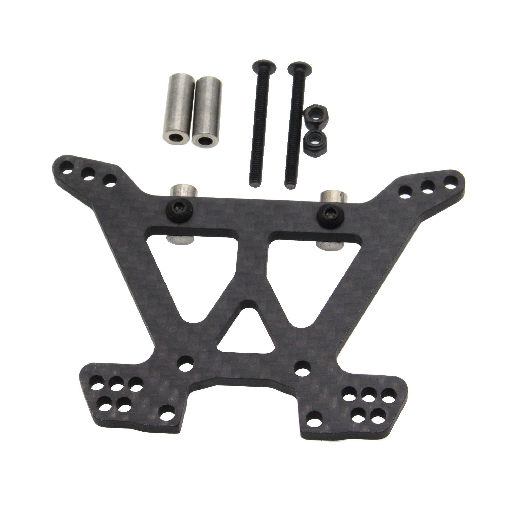 Powerhobby 4mm Carbon Fiber Rear Shock Tower FOR Traxxas Slash