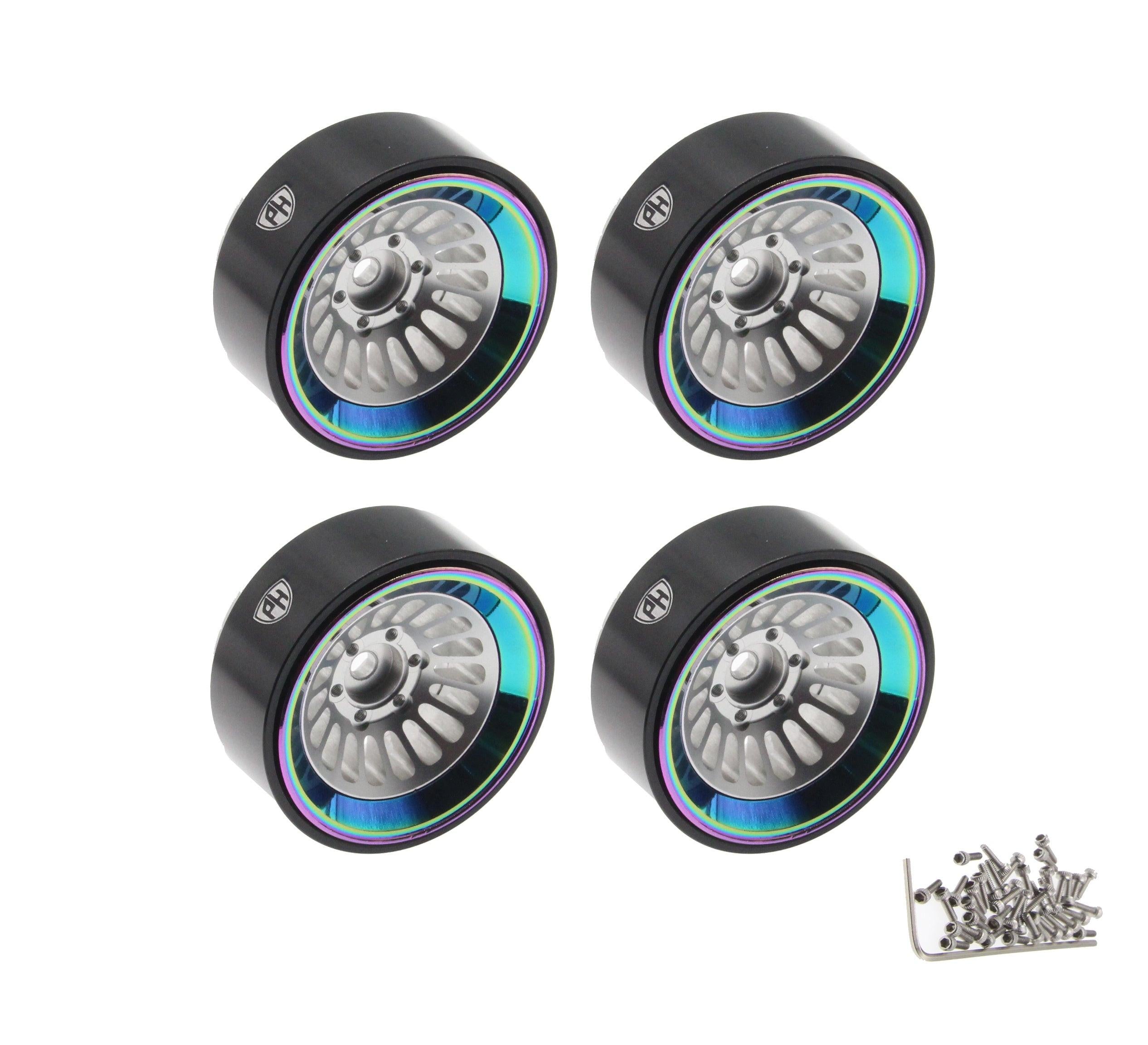 Powerhobby 1.3 Aluminum Wheels SCX24 TRX-4M (4)– | PowerHobby