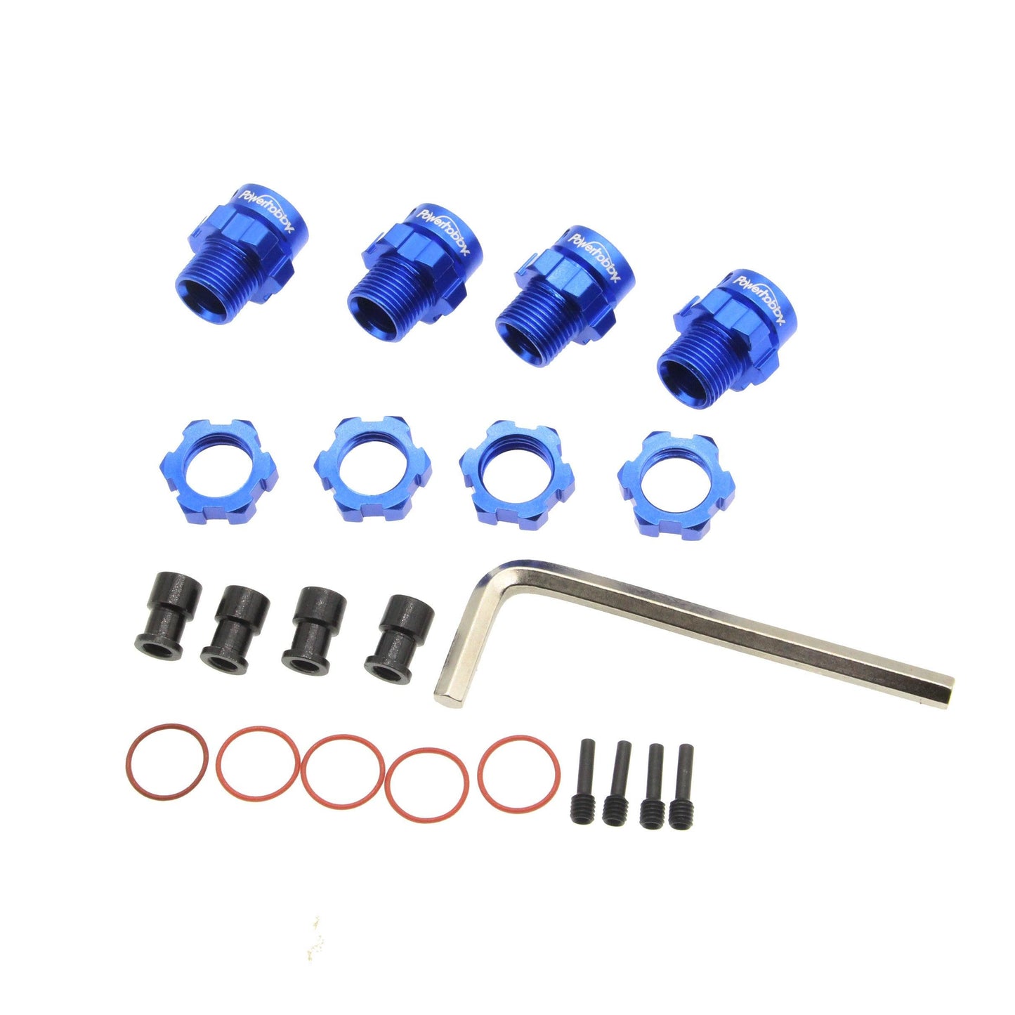 Powerhobby 17mm Aluminum Wheel Hex FOR Traxxas XO-1 E-Revo E-Maxx T-Maxx Summit