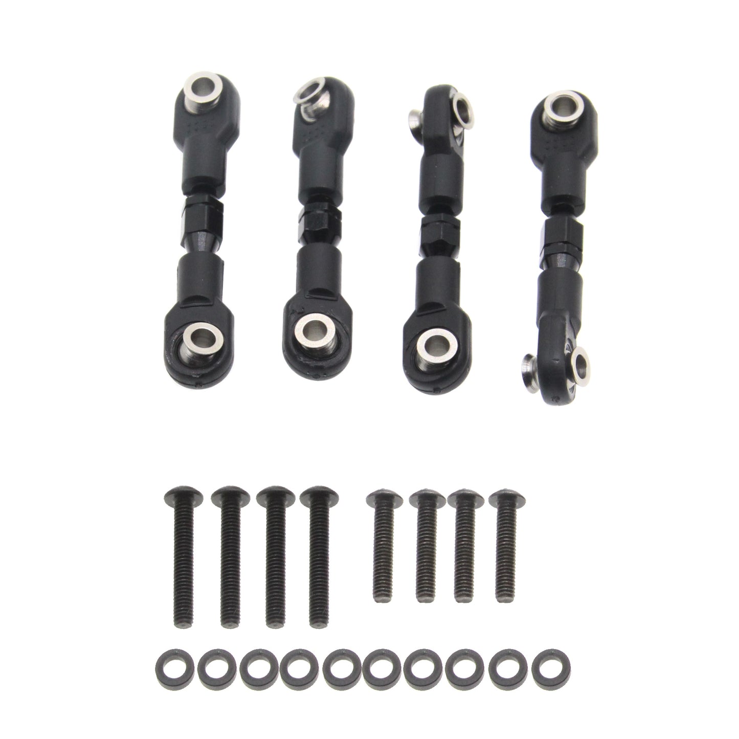 Powerhobby 7075 Aluminum Rod Black FOR Traxxas 4-Tec Drift