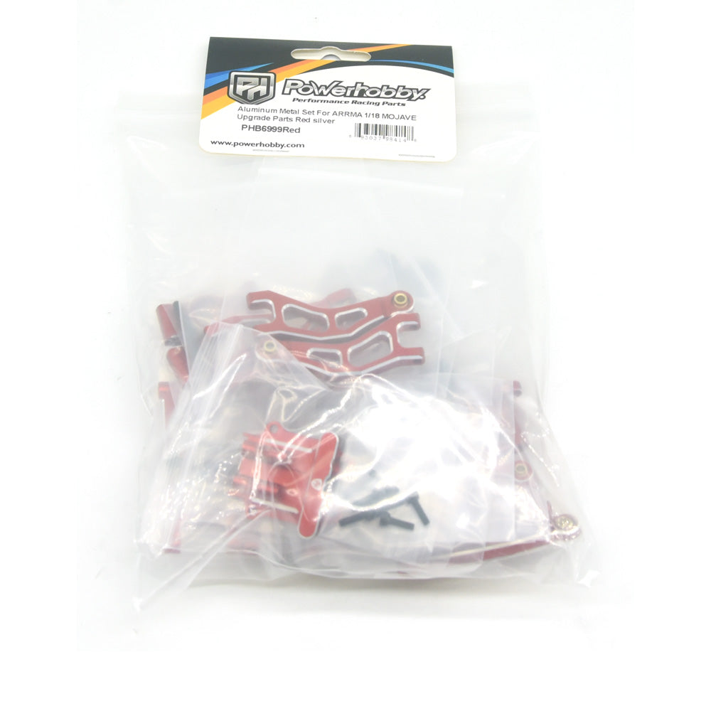 Powerhobby Aluminum Upgrade Conversion Kit RED Arrma Mojave Grom