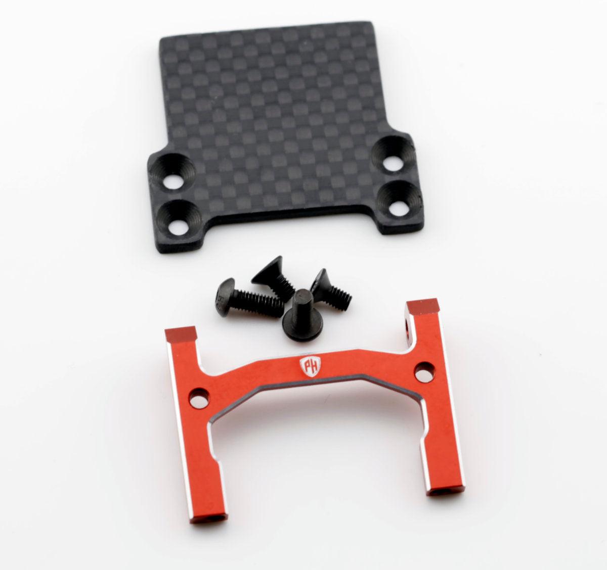 Powerhobby Carbon Fiber Rear ESC Mount Red MST MRX / FRX | PowerHobby