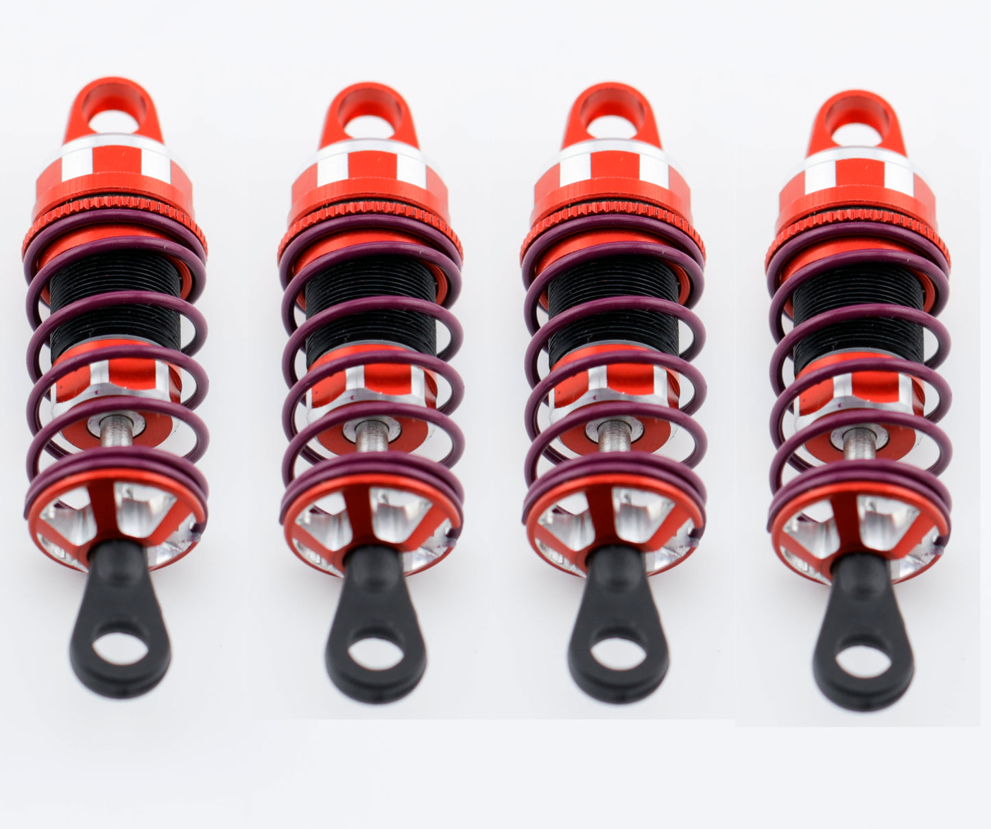 Powerhobby Assembled Aluminum 52MM Shocks (4) 1/10 Touring Car