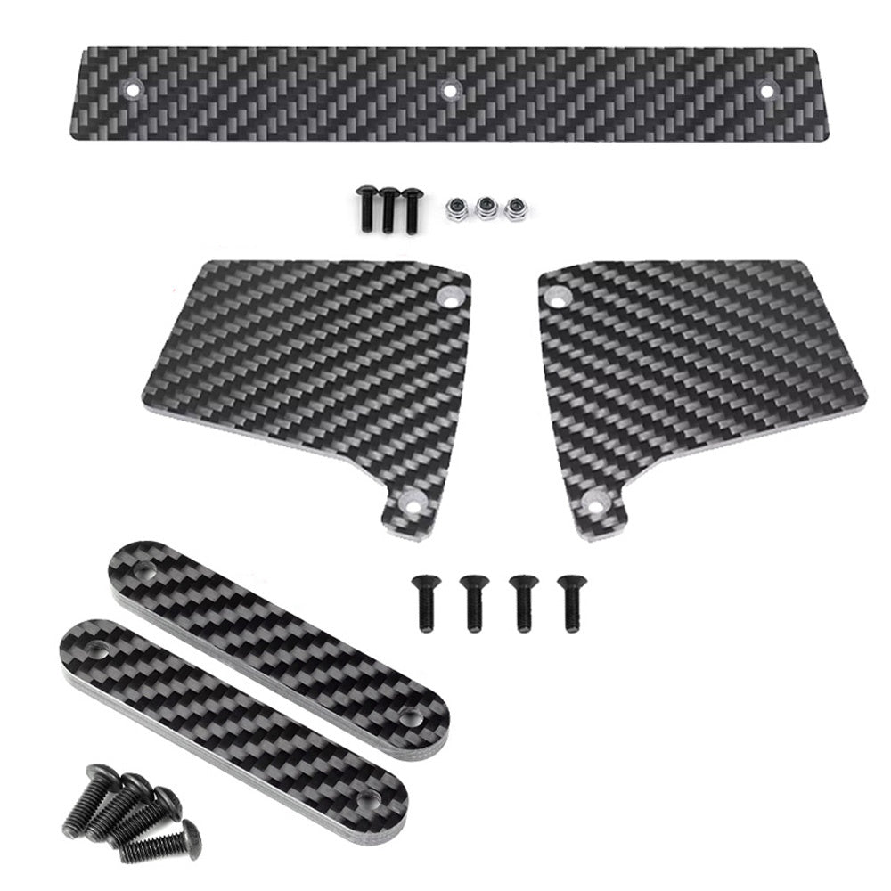 Powerhobby Carbon Fiber Roof Rails / Rear Fenter Pressure Plate Arrma Infraction 6s