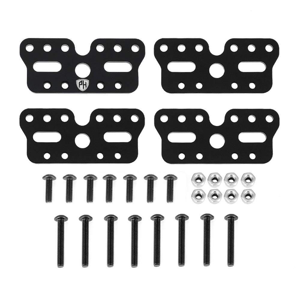 Powerhobby Aluminum Front Rear Shock Heightening Towers Mount Tamiya Clod Buster