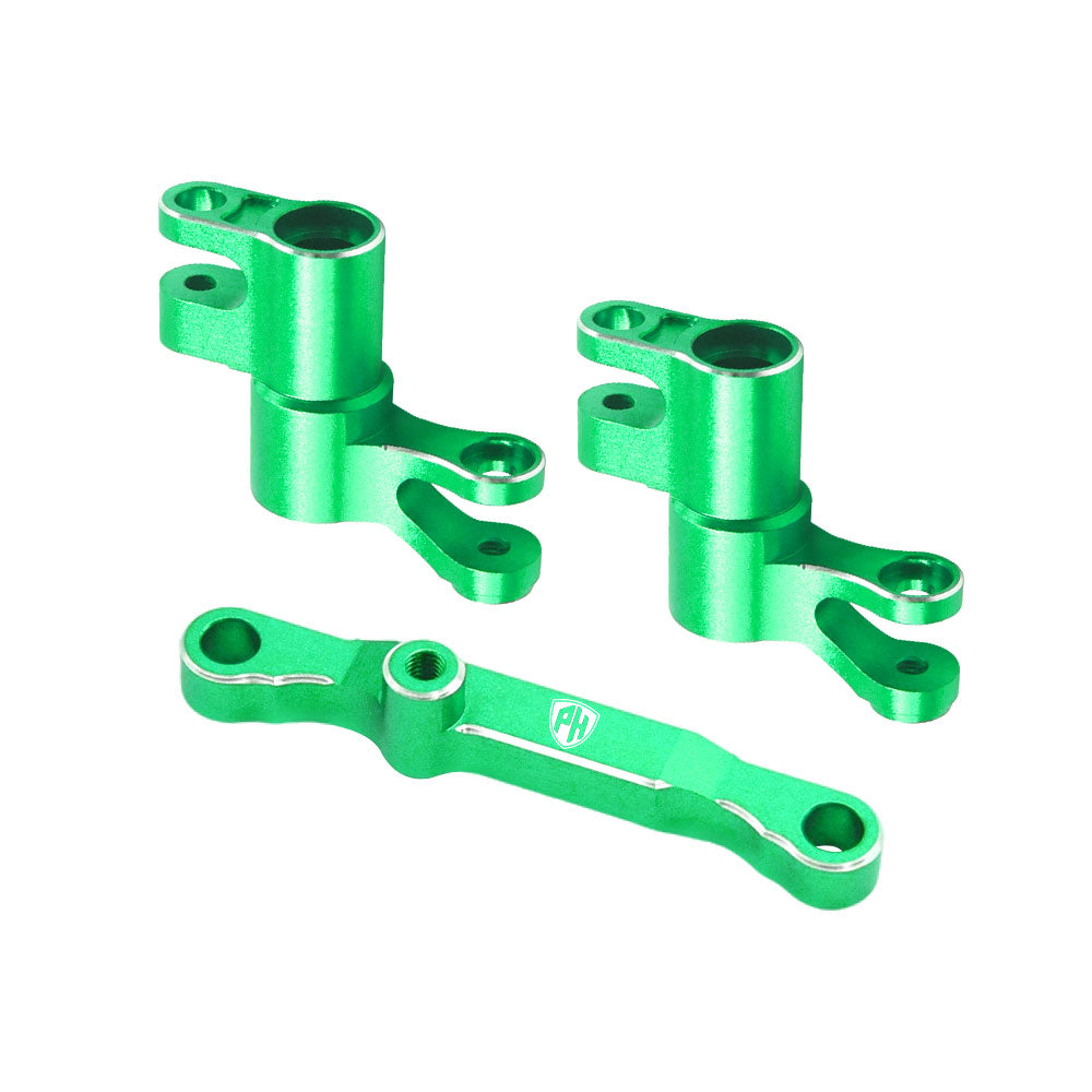 Powerhobby 7075 Aluminum Steering / Bellcrank Green FOR Traxxas Mini Maxx