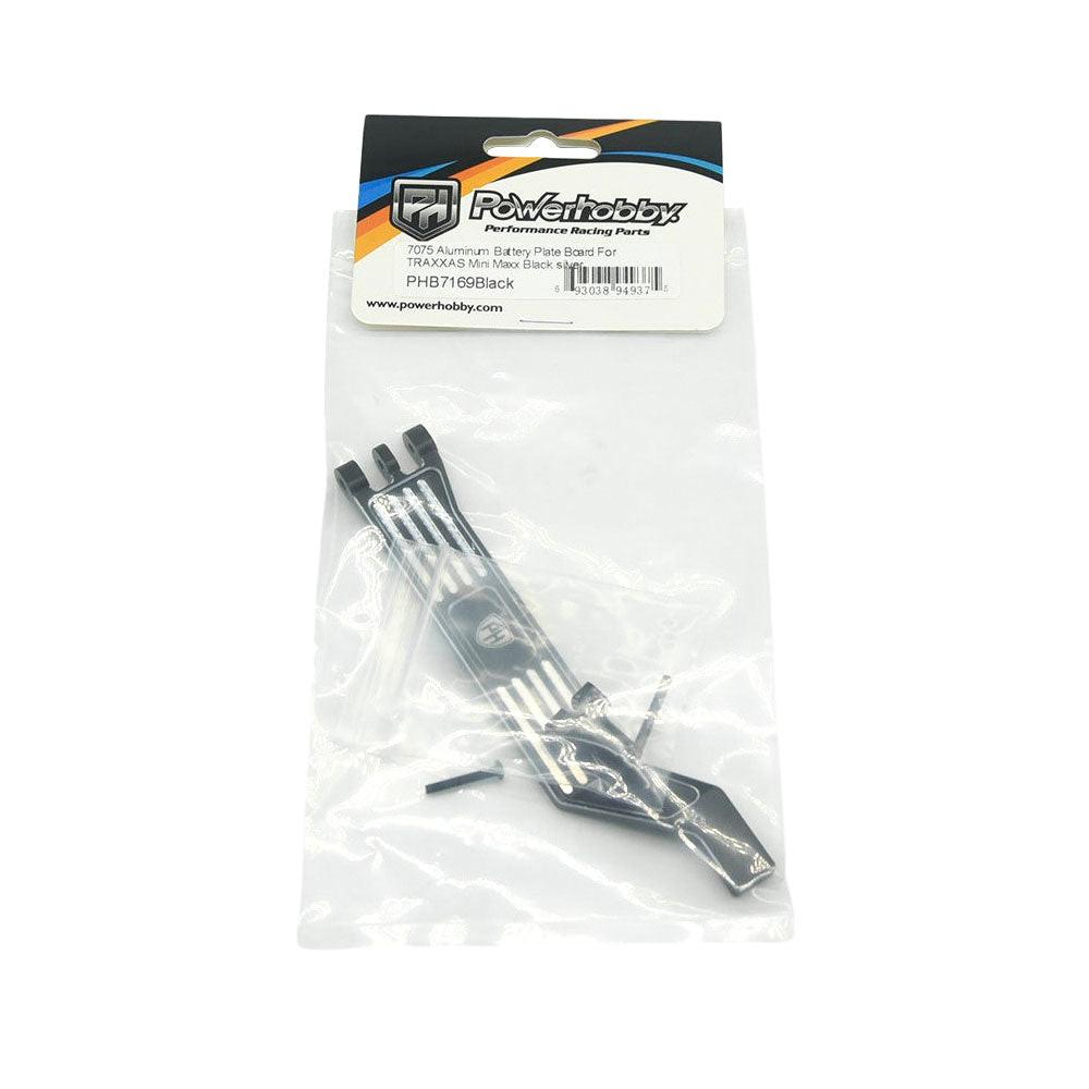 Powerhobby 7075 Aluminum Battery Plate Board Black FOR Traxxas Mini Maxx