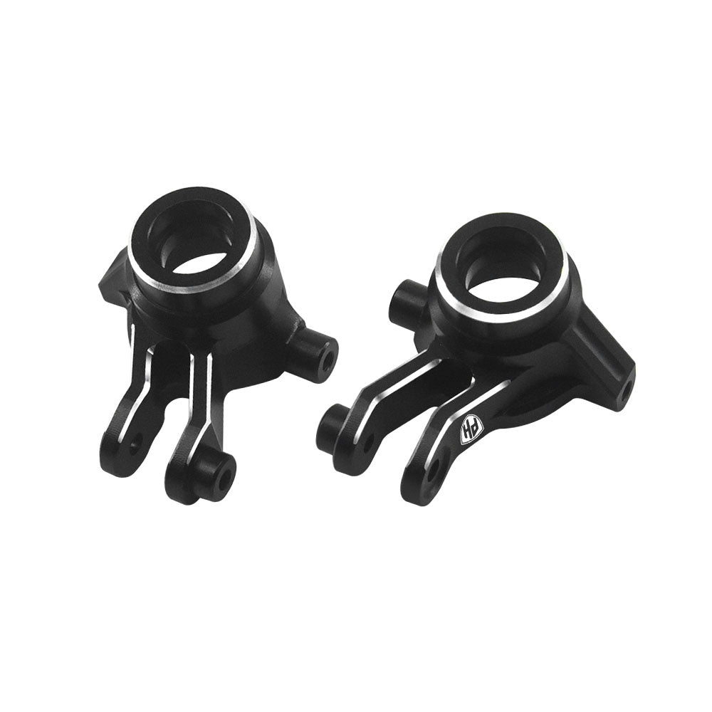 Powerhobby 7075 Aluminum Front Hub / Knuckle Arms Black FOR Traxxas Mini Maxx