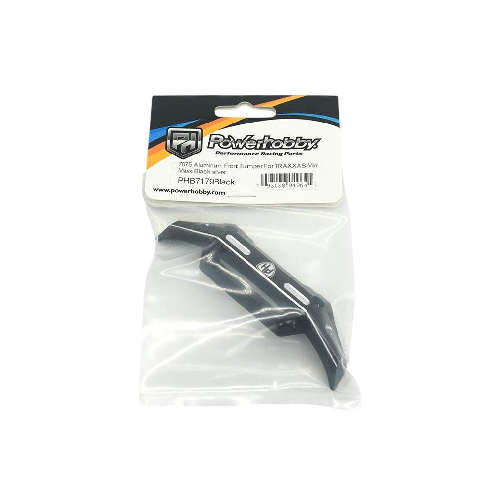 Powerhobby 7075 Aluminum Front Bumper Black For Traxxas Mini Maxx