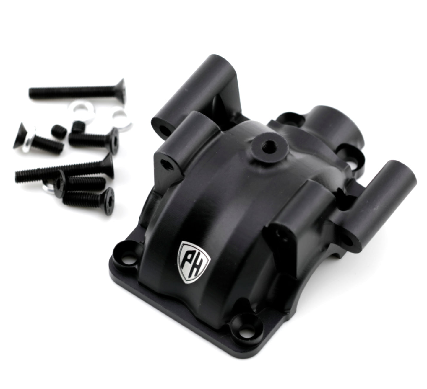 Powerhobby Aluminum Rear Gearbox Cover Black Kyosho Fazer / Mad Van VE