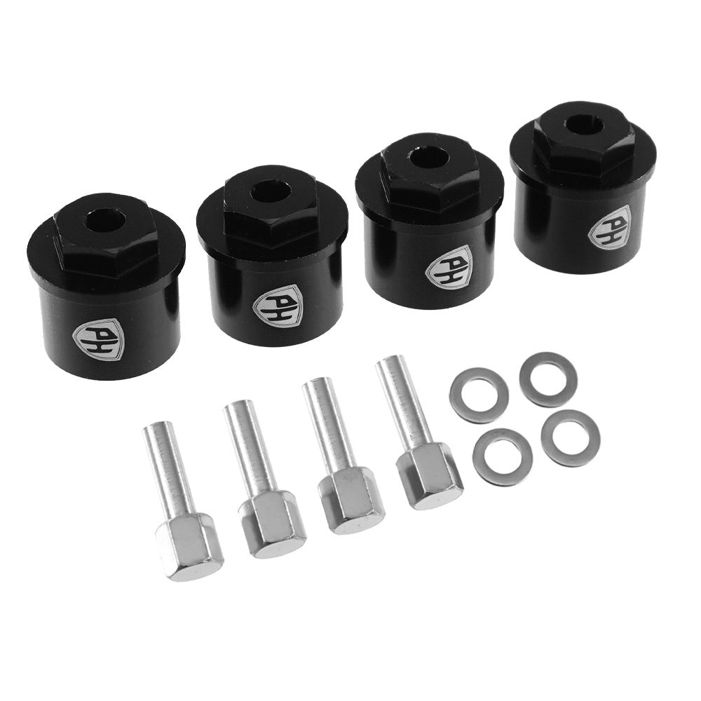 Powerhobby Aluminum Widened Front Wheel Coupling Adapter 15mm Tamiya Clod Buster