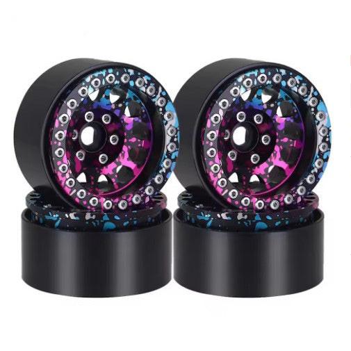 Powerhobby Aluminum 1.9" Beadlock Wheels (4) 1/10 Rock Crawler