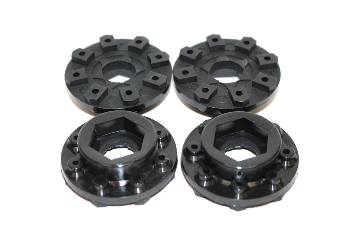 Powerhobby 1/5 XMT Wheel Adapters 24mm Arrma Kraton 8s & Outcast 8s (4).