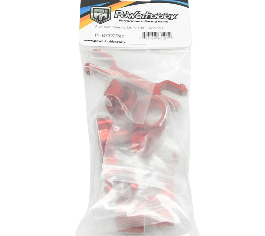 Powerhobby 7075 Aluminum Steering Belcrank Red For Traxxas Funco Sand Car