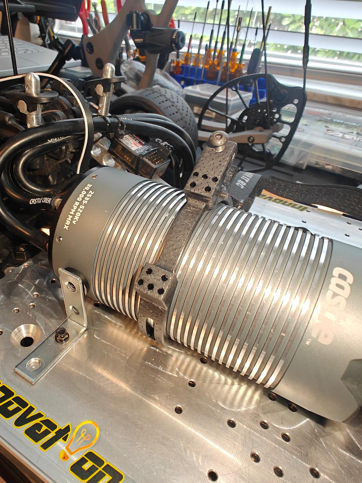 Powerhobby Aluminum Fan Motor Mount FOR Castle Creations 2535 520KV / 680KV