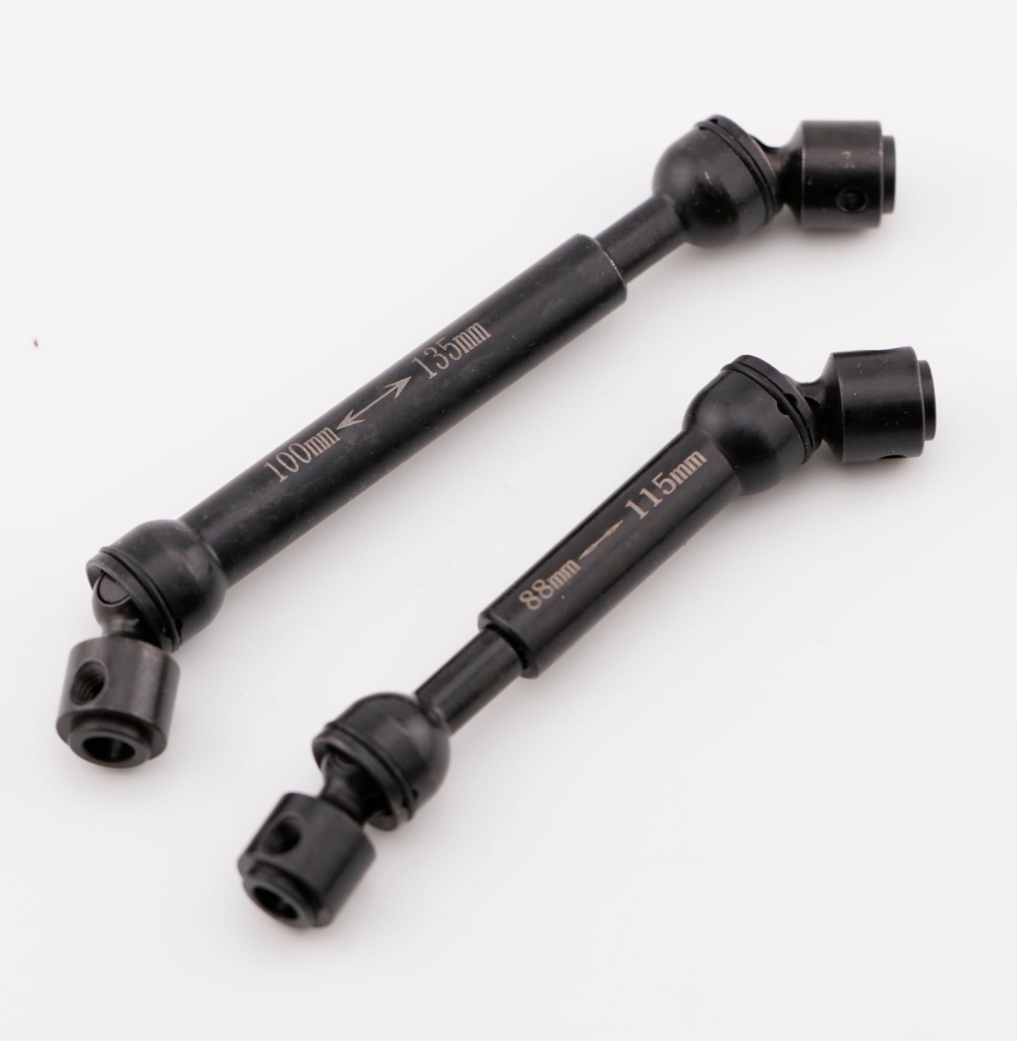 Powerhobby Hardend Steel Drive Shafts / CVD (2) Redcat Asent Fusion 1/10