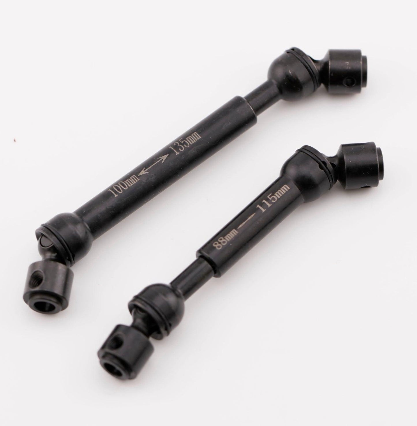 Powerhobby Hardend Steel Drive Shafts / CVD (2) Redcat Ascent Fusion 1/10