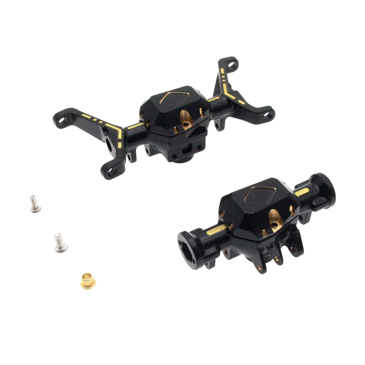 Powerhobby Brass Front & Rear Portal Axle Housings Set Redcat Ascent-18